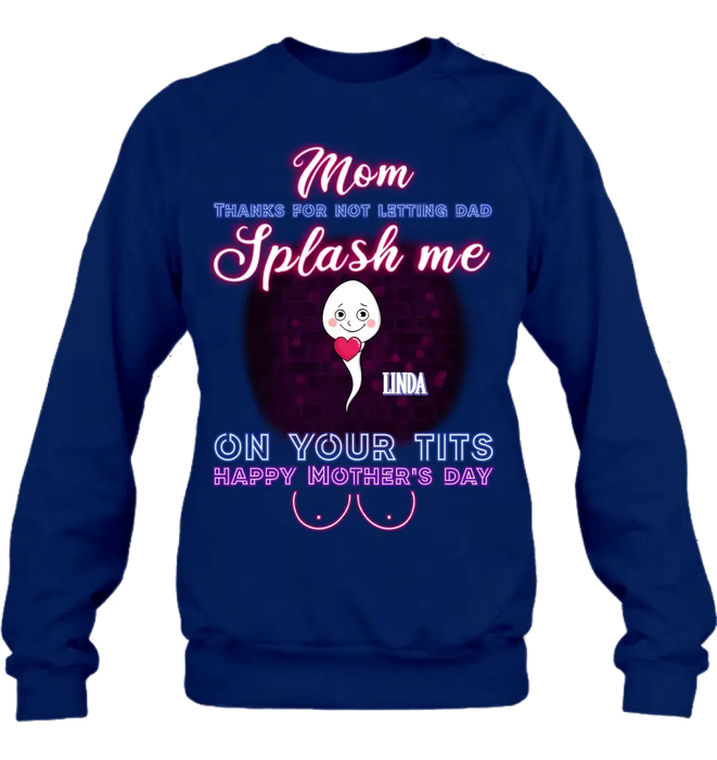 Personalized Sperms Shirt/Long sleeve/Sweatshirt/Hoodie - Best Gift Idea For Mom - Up to 6 Sperms
