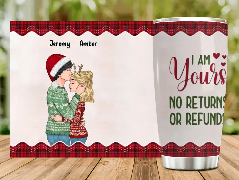 Custom Personalized Christmas Couple Tumbler - Christmas/Anniversary Gift Idea For Couple - Annoying Each Other For Years And Still Going Strong