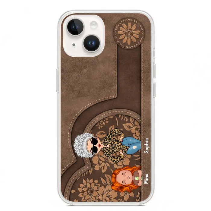 Custom Personalized Grandma Phone Case - Up to 5 Kids - Gift Idea For Grandma/Mother's Day - Case For iPhone And Samsung