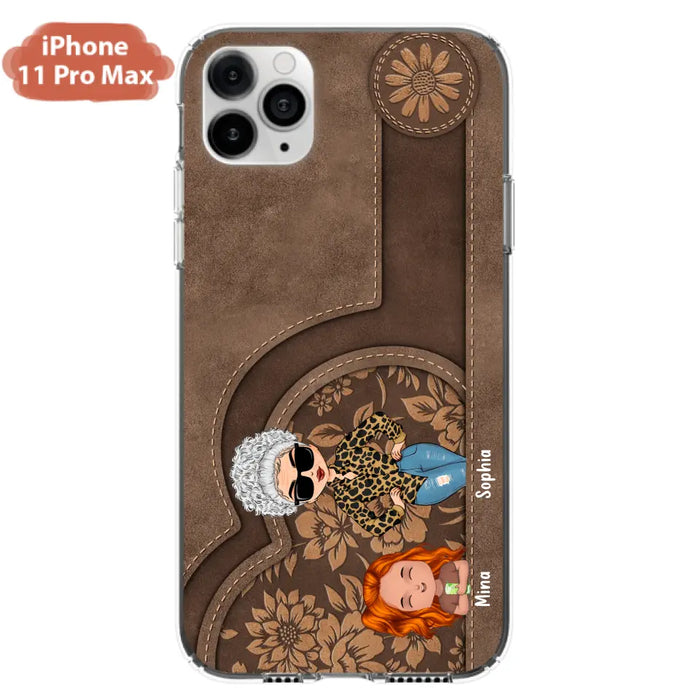 Custom Personalized Grandma Phone Case - Up to 5 Kids - Gift Idea For Grandma/Mother's Day - Case For iPhone And Samsung