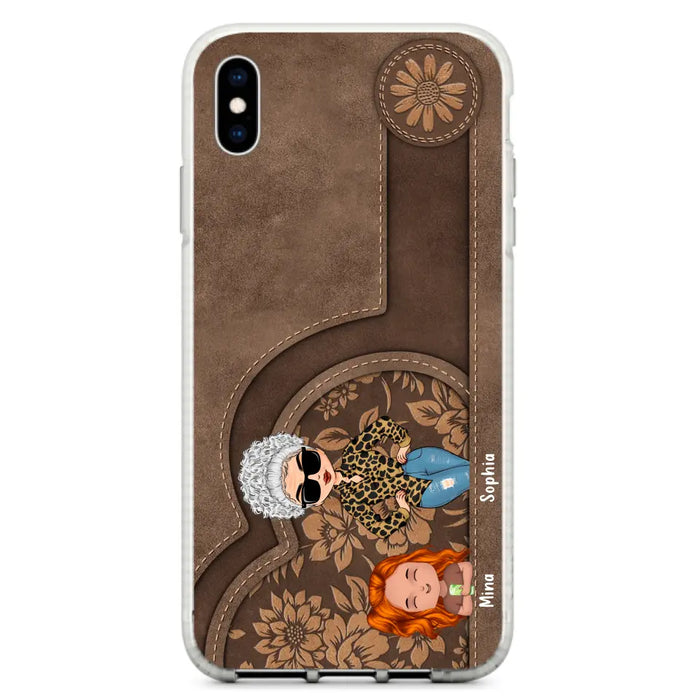 Custom Personalized Grandma Phone Case - Up to 5 Kids - Gift Idea For Grandma/Mother's Day - Case For iPhone And Samsung