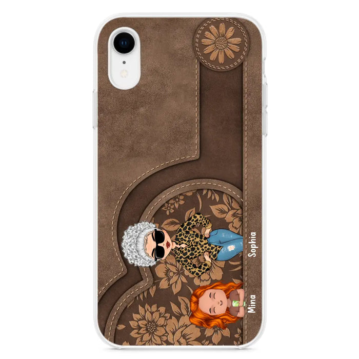 Custom Personalized Grandma Phone Case - Up to 5 Kids - Gift Idea For Grandma/Mother's Day - Case For iPhone And Samsung