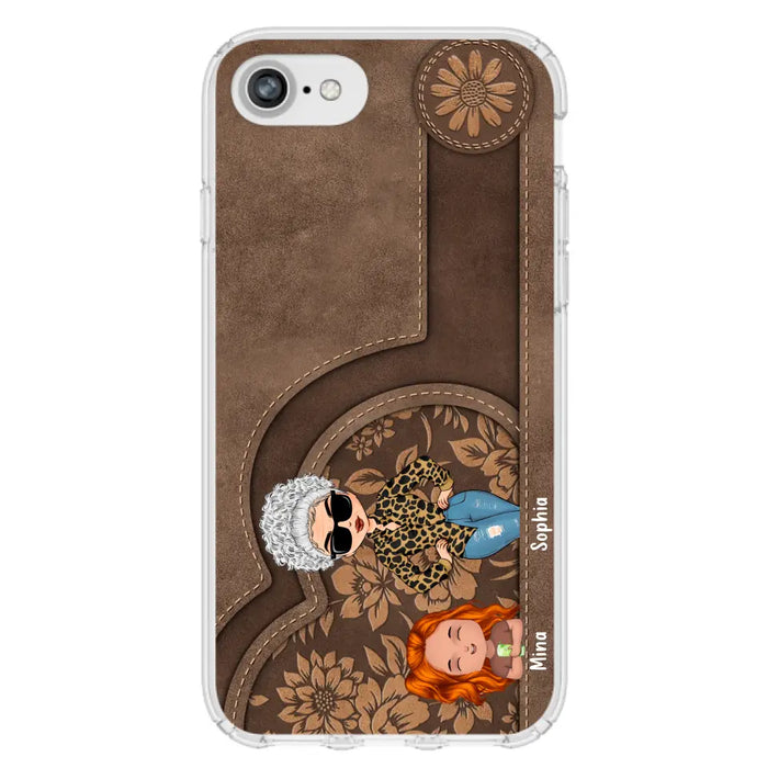 Custom Personalized Grandma Phone Case - Up to 5 Kids - Gift Idea For Grandma/Mother's Day - Case For iPhone And Samsung