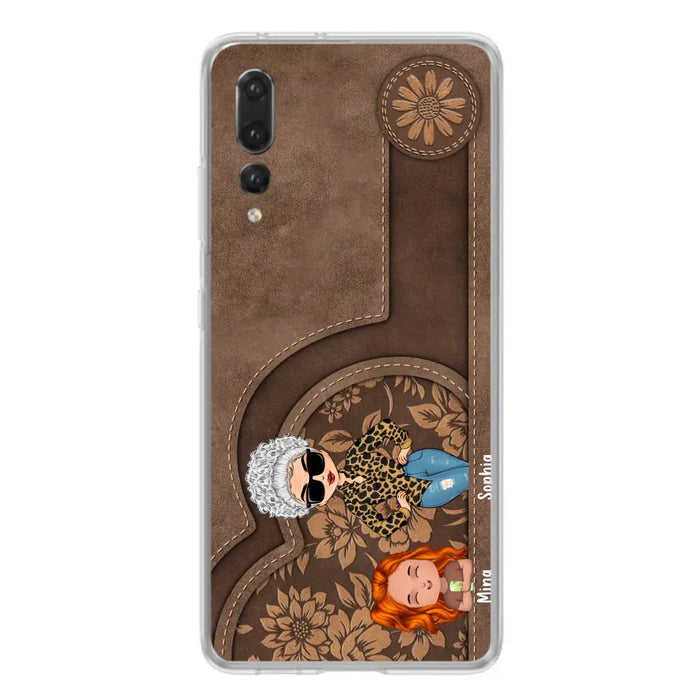 Custom Personalized Grandma Phone Case - Up to 5 Kids - Gift Idea For Grandma/Mother's Day - Case For Xiaomi/ Oppo/ Huawei