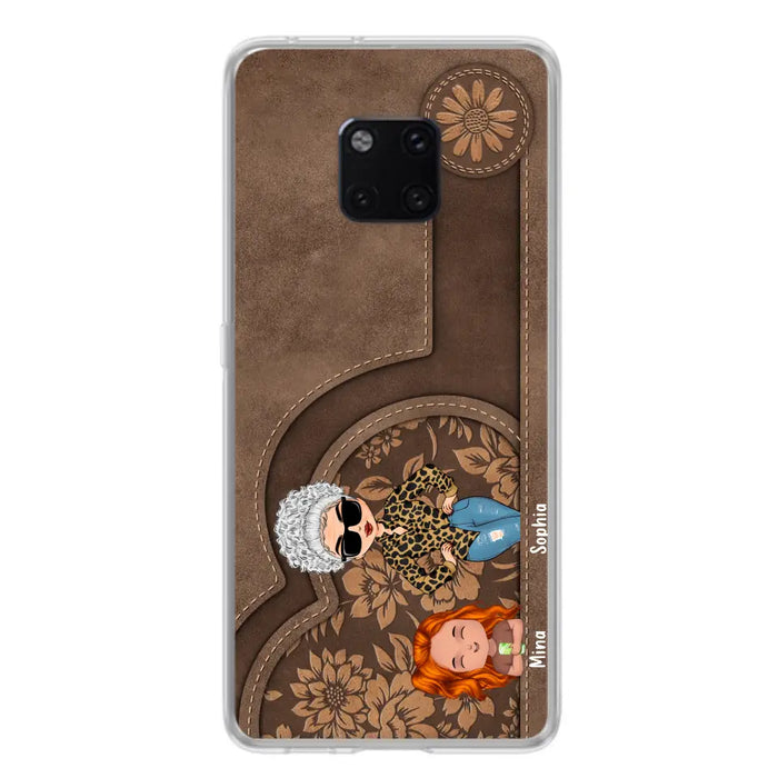 Custom Personalized Grandma Phone Case - Up to 5 Kids - Gift Idea For Grandma/Mother's Day - Case For Xiaomi/ Oppo/ Huawei