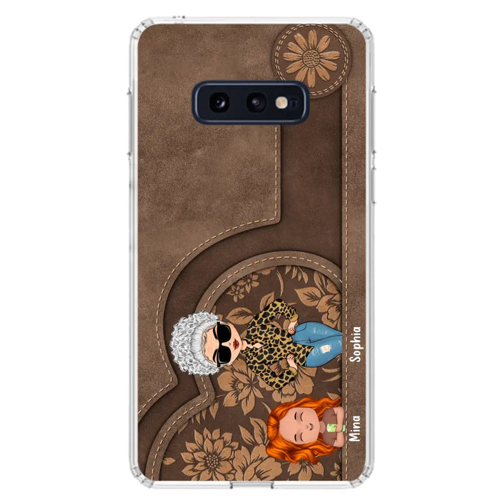 Custom Personalized Grandma Phone Case - Up to 5 Kids - Gift Idea For Grandma/Mother's Day - Case For iPhone And Samsung