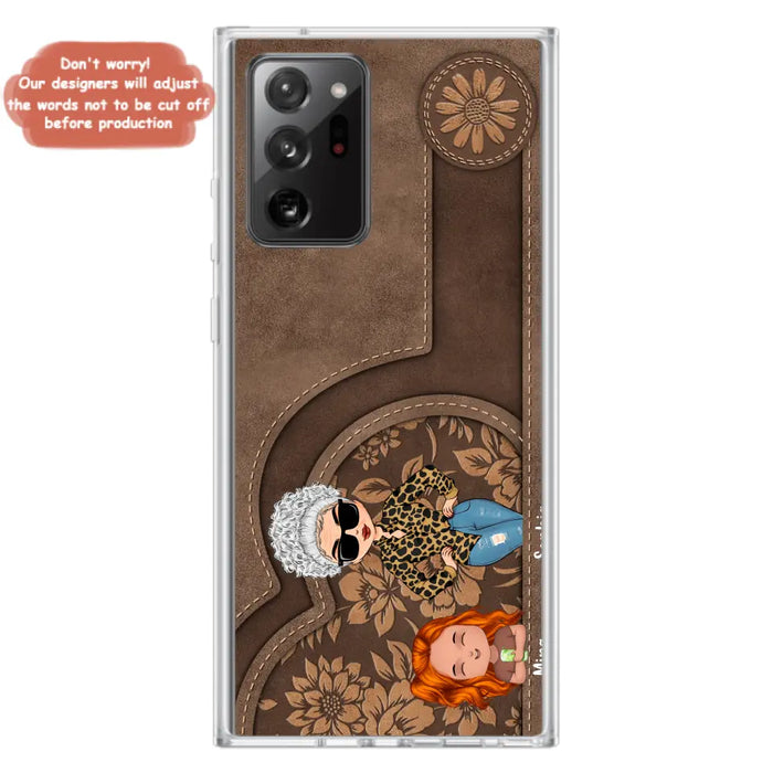 Custom Personalized Grandma Phone Case - Up to 5 Kids - Gift Idea For Grandma/Mother's Day - Case For iPhone And Samsung