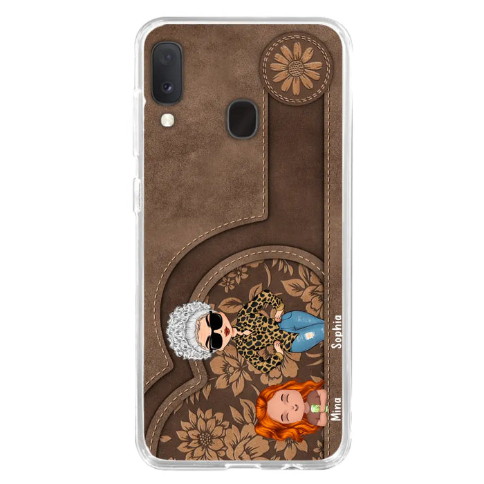 Custom Personalized Grandma Phone Case - Up to 5 Kids - Gift Idea For Grandma/Mother's Day - Case For iPhone And Samsung