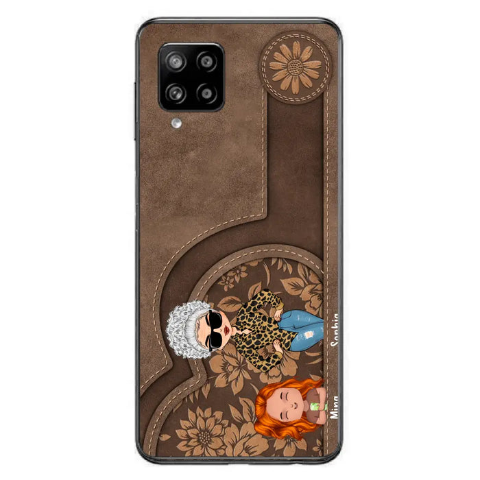 Custom Personalized Grandma Phone Case - Up to 5 Kids - Gift Idea For Grandma/Mother's Day - Case For iPhone And Samsung