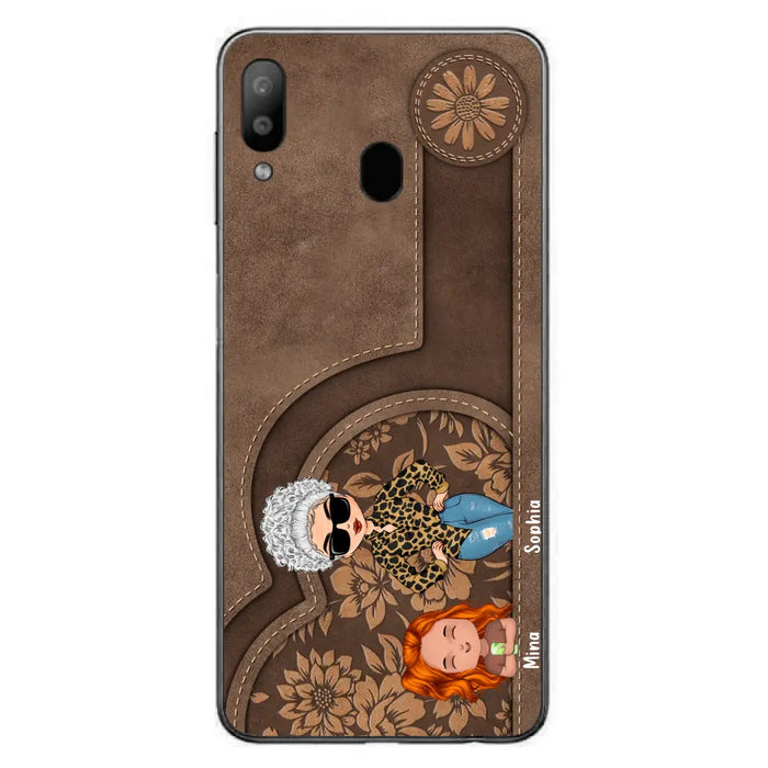 Custom Personalized Grandma Phone Case - Up to 5 Kids - Gift Idea For Grandma/Mother's Day - Case For iPhone And Samsung