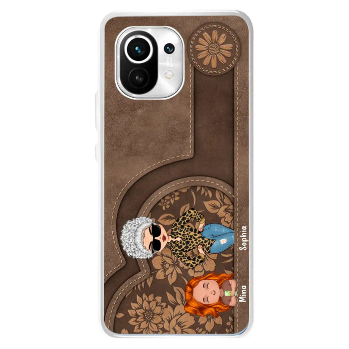 Custom Personalized Grandma Phone Case - Up to 5 Kids - Gift Idea For Grandma/Mother's Day - Case For Xiaomi/ Oppo/ Huawei