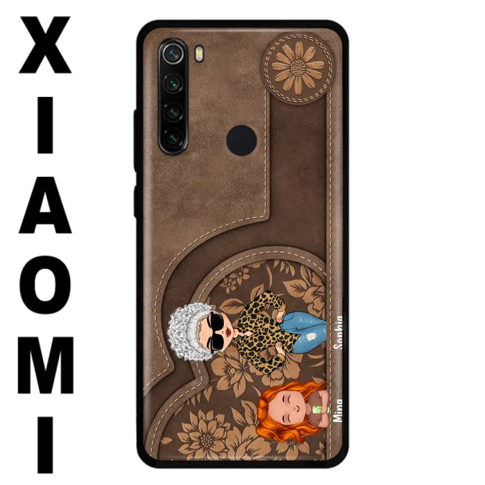 Custom Personalized Grandma Phone Case - Up to 5 Kids - Gift Idea For Grandma/Mother's Day - Case For Xiaomi/ Oppo/ Huawei