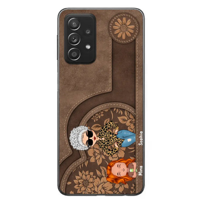 Custom Personalized Grandma Phone Case - Up to 5 Kids - Gift Idea For Grandma/Mother's Day - Case For iPhone And Samsung