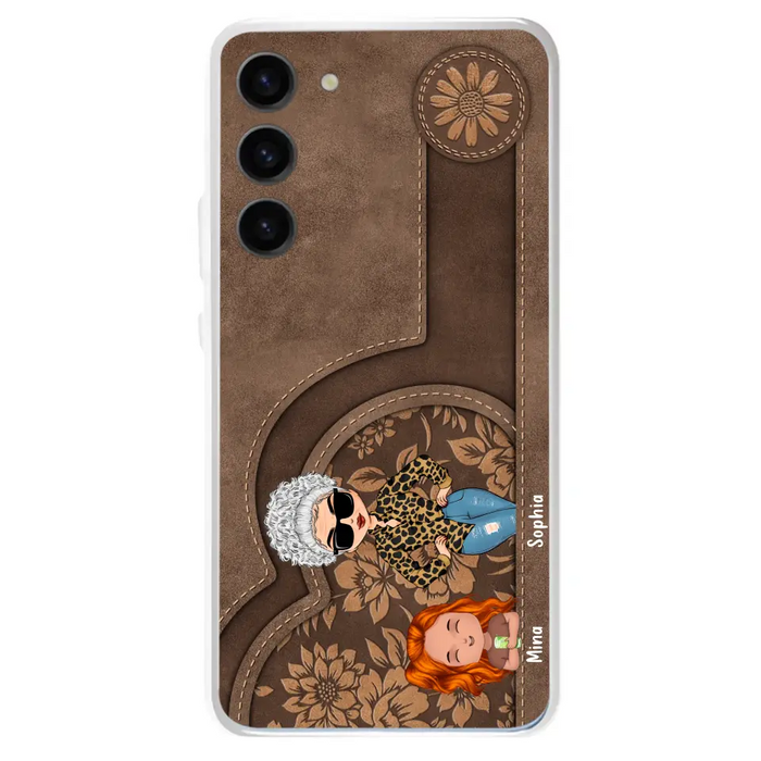 Custom Personalized Grandma Phone Case - Up to 5 Kids - Gift Idea For Grandma/Mother's Day - Case For iPhone And Samsung