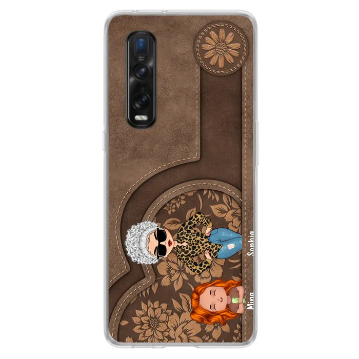 Custom Personalized Grandma Phone Case - Up to 5 Kids - Gift Idea For Grandma/Mother's Day - Case For Xiaomi/ Oppo/ Huawei