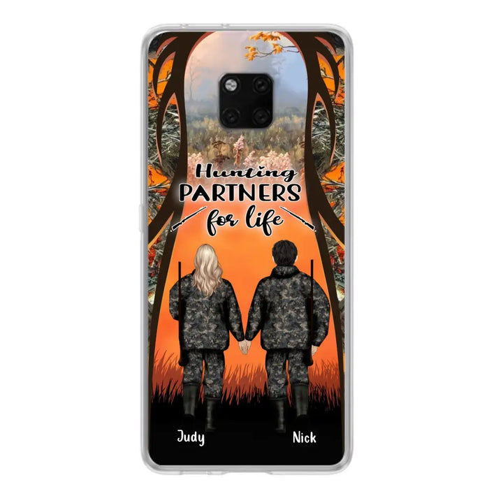 Custom Personalized Hunting Phone Case - Gift Idea For Couple/Hunting Lovers - Hunting Partners For Life - Case for Xiaomi/Huawei/Oppo