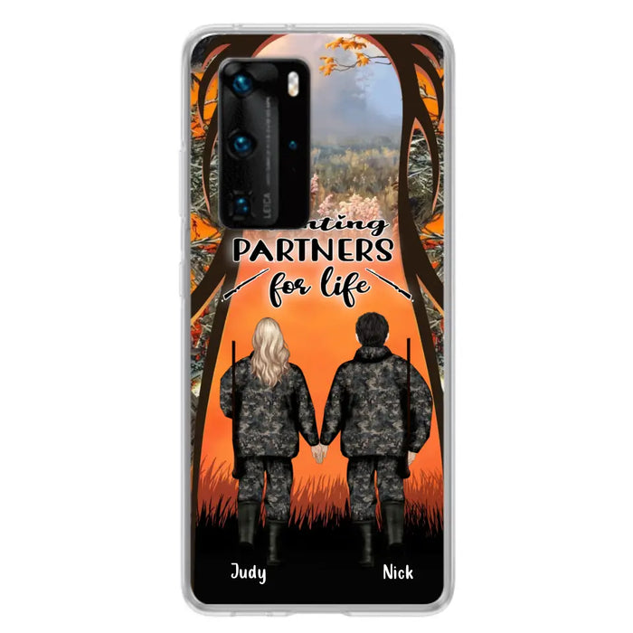 Custom Personalized Hunting Phone Case - Gift Idea For Couple/Hunting Lovers - Hunting Partners For Life - Case for Xiaomi/Huawei/Oppo