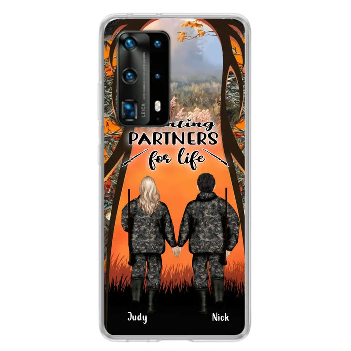 Custom Personalized Hunting Phone Case - Gift Idea For Couple/Hunting Lovers - Hunting Partners For Life - Case for Xiaomi/Huawei/Oppo