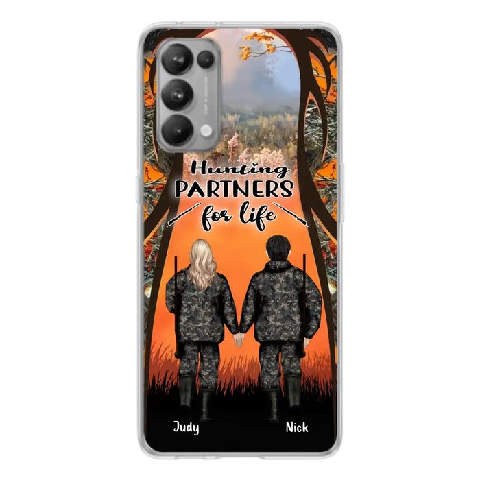 Custom Personalized Hunting Phone Case - Gift Idea For Couple/Hunting Lovers - Hunting Partners For Life - Case for Xiaomi/Huawei/Oppo