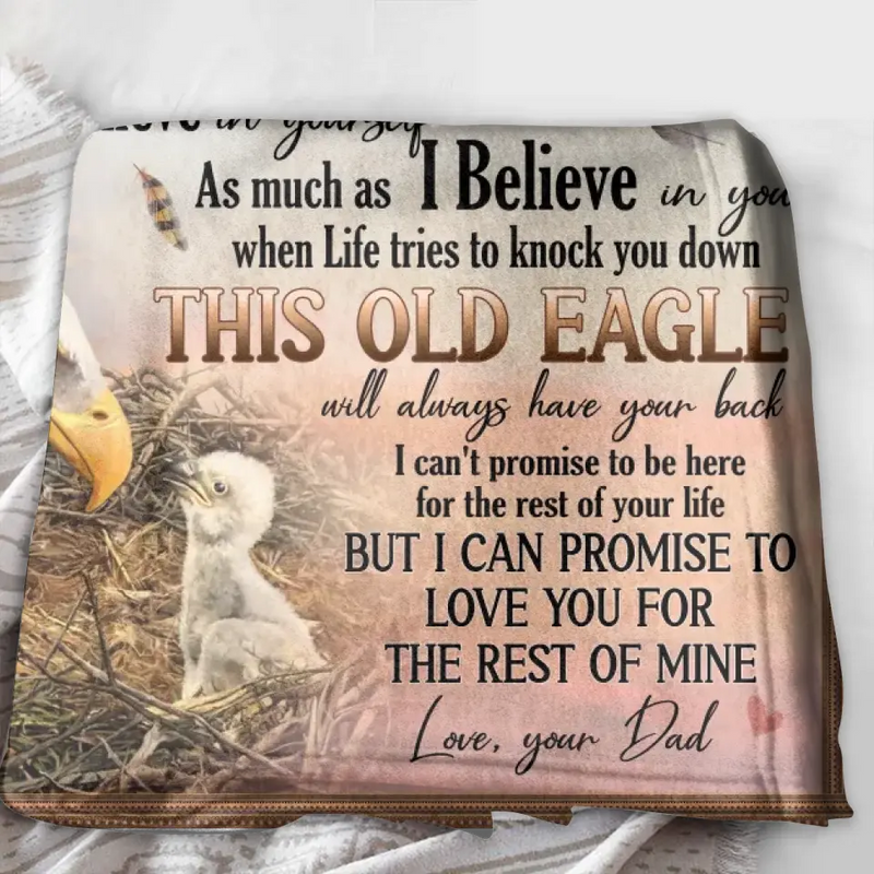 To My Son Fleece Throw Blanket & Quilt - Birthday Gift Idea From Mom Dad To Son - Never Forget That I Love You