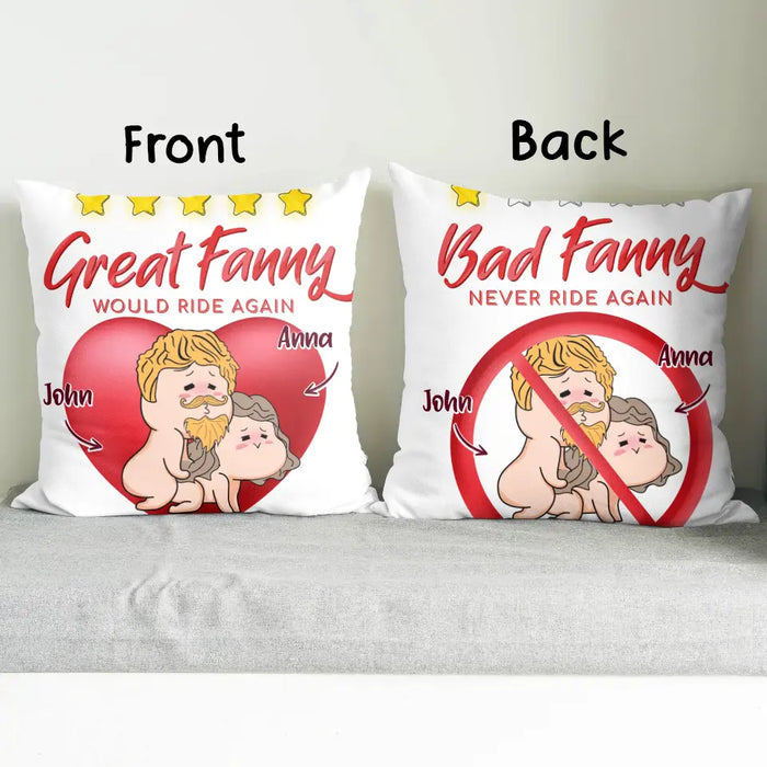 Custom Personalized Funny 2-Sided Printing Pillow Cover  - Gift Idea For Lovers - Great Fanny Would Ride Again