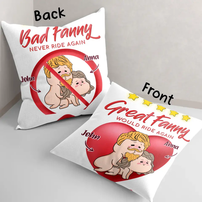 Custom Personalized Funny 2-Sided Printing Pillow Cover  - Gift Idea For Lovers - Great Fanny Would Ride Again