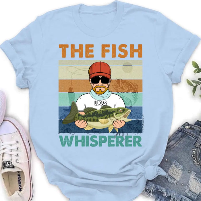 Personalized Fishing Shirt - Gift Idea For Father's Day/ Fishing Lovers - The Fish Whisperer