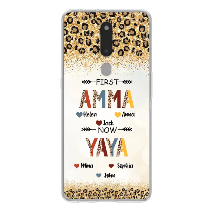 Personalized Grandma Phone Case - Upto 4 Kids And 8 Grandkids - Mother's Day Gift Idea for Grandma - First Mom Now Nana Kid And Grandkids - Cases For Xiaomi/ Oppo/ Huawei