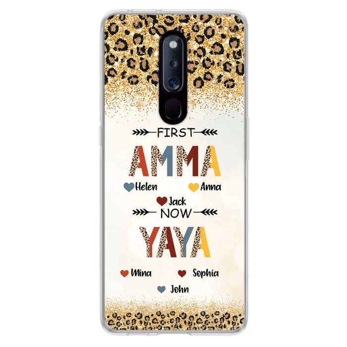 Personalized Grandma Phone Case - Upto 4 Kids And 8 Grandkids - Mother's Day Gift Idea for Grandma - First Mom Now Nana Kid And Grandkids - Cases For Xiaomi/ Oppo/ Huawei