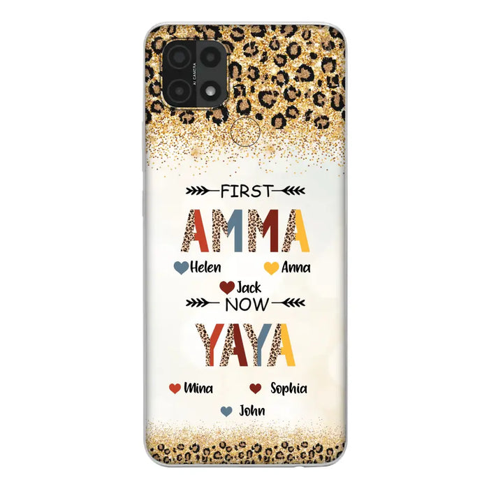 Personalized Grandma Phone Case - Upto 4 Kids And 8 Grandkids - Mother's Day Gift Idea for Grandma - First Mom Now Nana Kid And Grandkids - Cases For Xiaomi/ Oppo/ Huawei