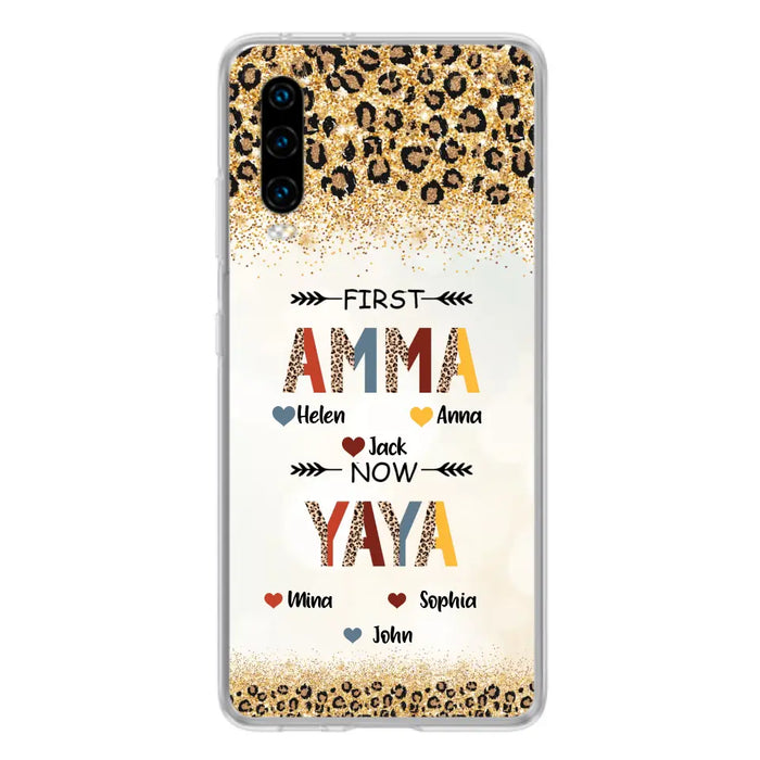 Personalized Grandma Phone Case - Upto 4 Kids And 8 Grandkids - Mother's Day Gift Idea for Grandma - First Mom Now Nana Kid And Grandkids - Cases For Xiaomi/ Oppo/ Huawei