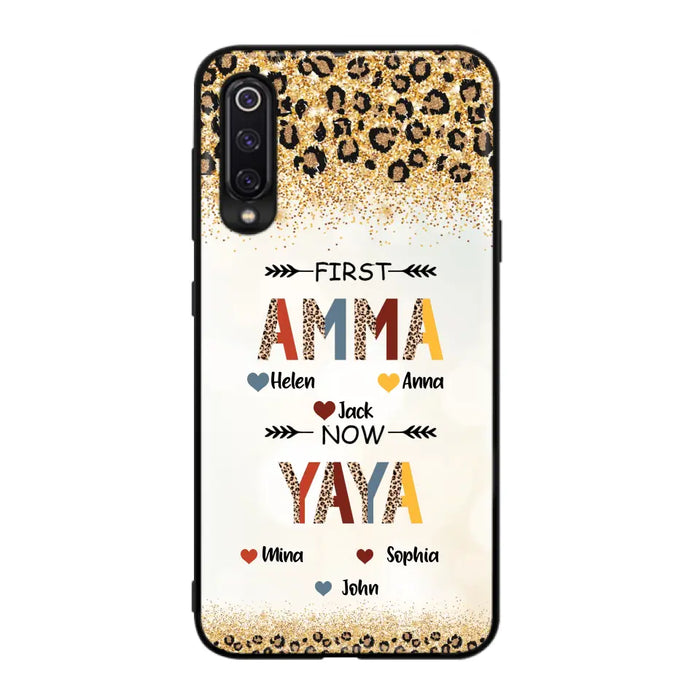 Personalized Grandma Phone Case - Upto 4 Kids And 8 Grandkids - Mother's Day Gift Idea for Grandma - First Mom Now Nana Kid And Grandkids - Cases For Xiaomi/ Oppo/ Huawei