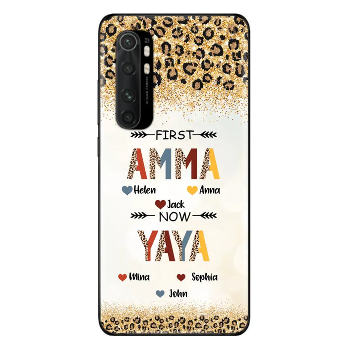 Personalized Grandma Phone Case - Upto 4 Kids And 8 Grandkids - Mother's Day Gift Idea for Grandma - First Mom Now Nana Kid And Grandkids - Cases For Xiaomi/ Oppo/ Huawei