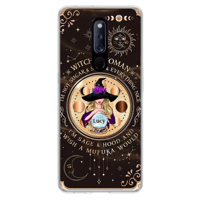 Custom Personalized Witchy Woman Phone Case - Gift Idea For Witch/ Friends/ Birthday/ Halloween Day - I'm Not Sugar & Spice & Everything Nice - Case For Xiaomi/ Oppo/ Huawei