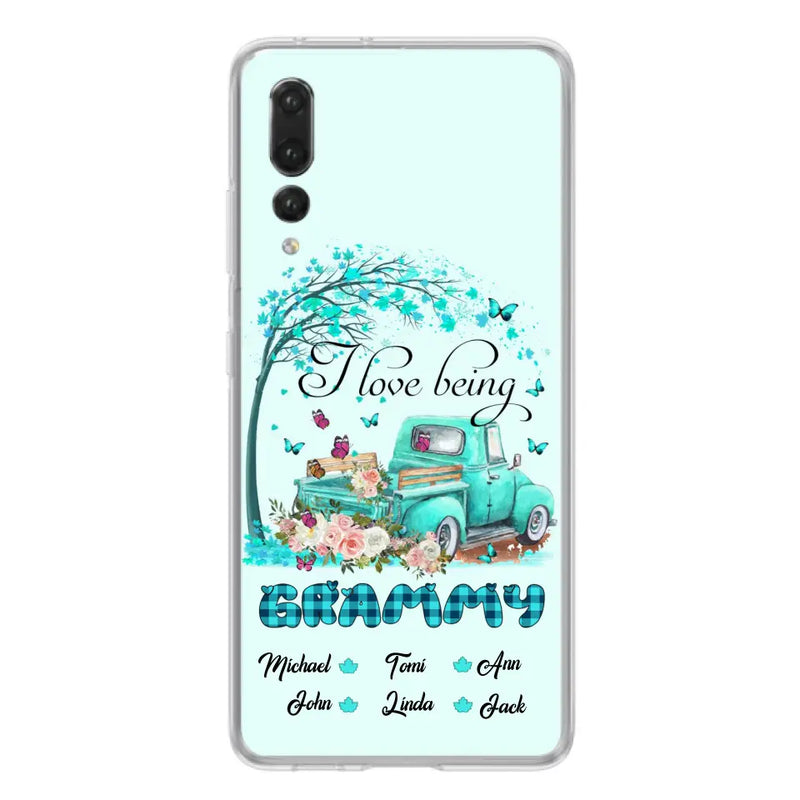 Personalized Grandma Phone Case - I Love Being Grandma - R5OIKQ -TQ - Case For iPhone And Samsung