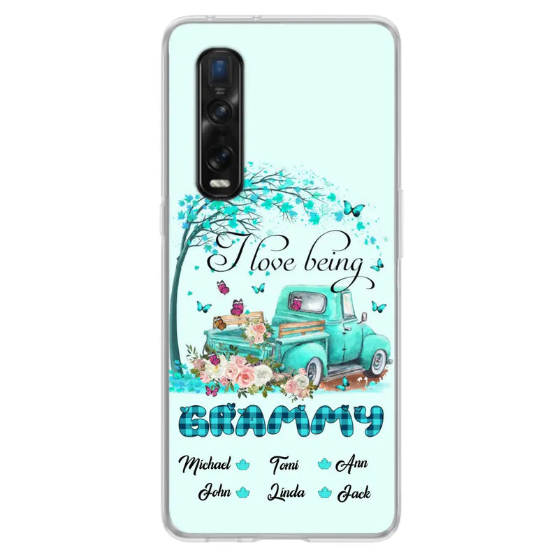 Personalized Grandma Phone Case - I Love Being Grandma - R5OIKQ -TQ - Case For iPhone And Samsung