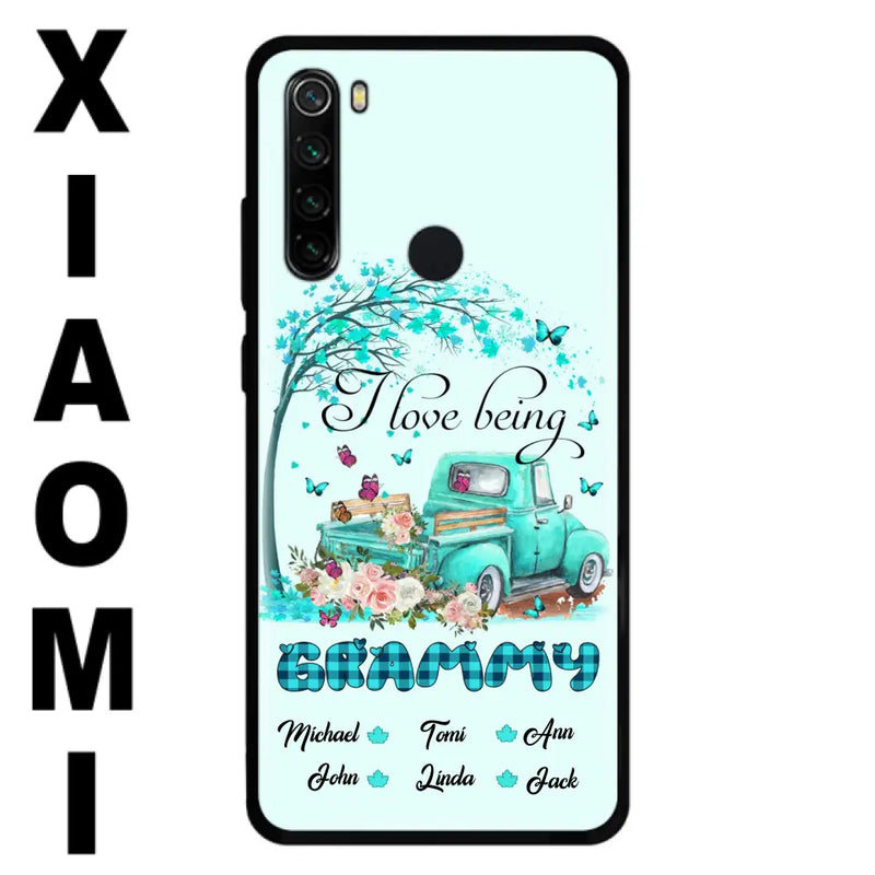 Personalized Grandma Phone Case - I Love Being Grandma - R5OIKQ -TQ - Case For iPhone And Samsung
