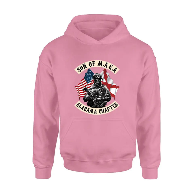 Personalized Veteran Unisex T-shirt/ Sweatshirt/ Long Sleeve - Hoodie - Gift Idea For Veteran/ Father's Day/ Birthday - Son Of M.A.G.A