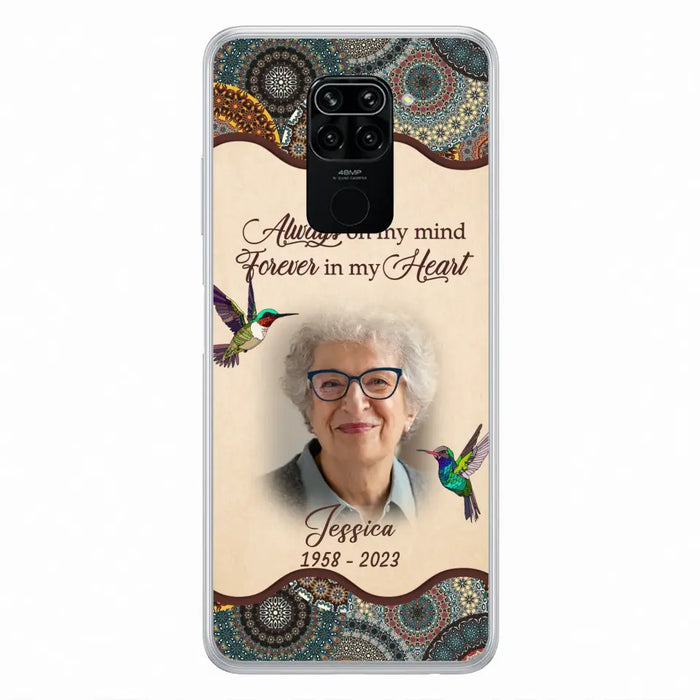 Custom Personalized Memorial Photo Phone Case - Memorial Gift Idea For Mother's Day/Father's Day - Always On My Mind, Forever In My Heart - Case For Oppo/Xiaomi/Huawei