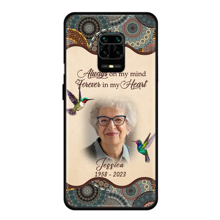 Custom Personalized Memorial Photo Phone Case - Memorial Gift Idea For Mother's Day/Father's Day - Always On My Mind, Forever In My Heart - Case For Oppo/Xiaomi/Huawei