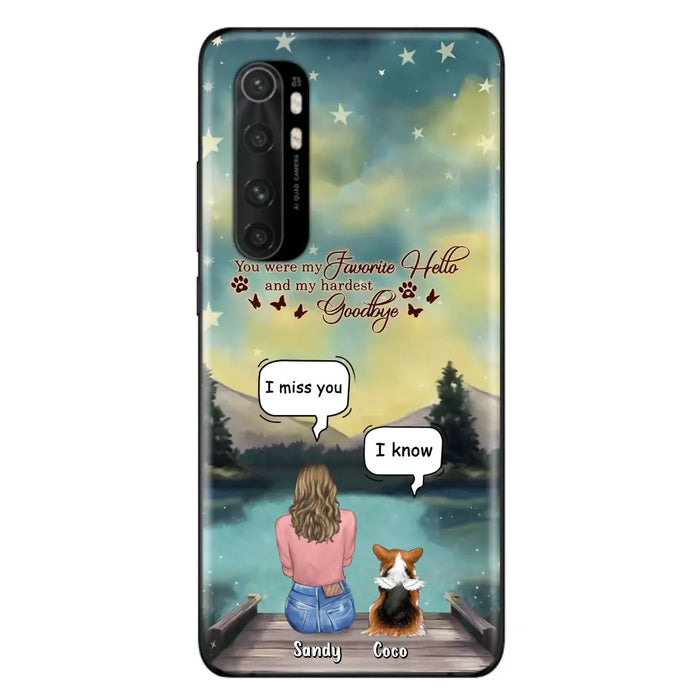 Custom Personalized Memorial Pet Phone Case - Memorial Gift Idea For Pet Lover - Up to 4 Pets - Gift Idea For Dog/Cat Lover - Your Wings Were Ready But Our Hearts Were Not - Case For Xiaomi/ Oppo/ Huawei