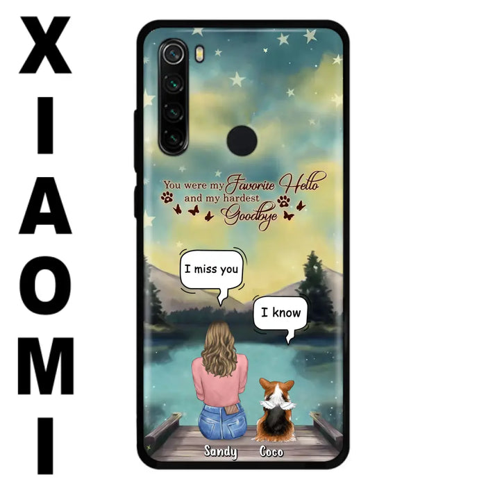 Custom Personalized Memorial Pet Phone Case - Memorial Gift Idea For Pet Lover - Up to 4 Pets - Gift Idea For Dog/Cat Lover - Your Wings Were Ready But Our Hearts Were Not - Case For Xiaomi/ Oppo/ Huawei