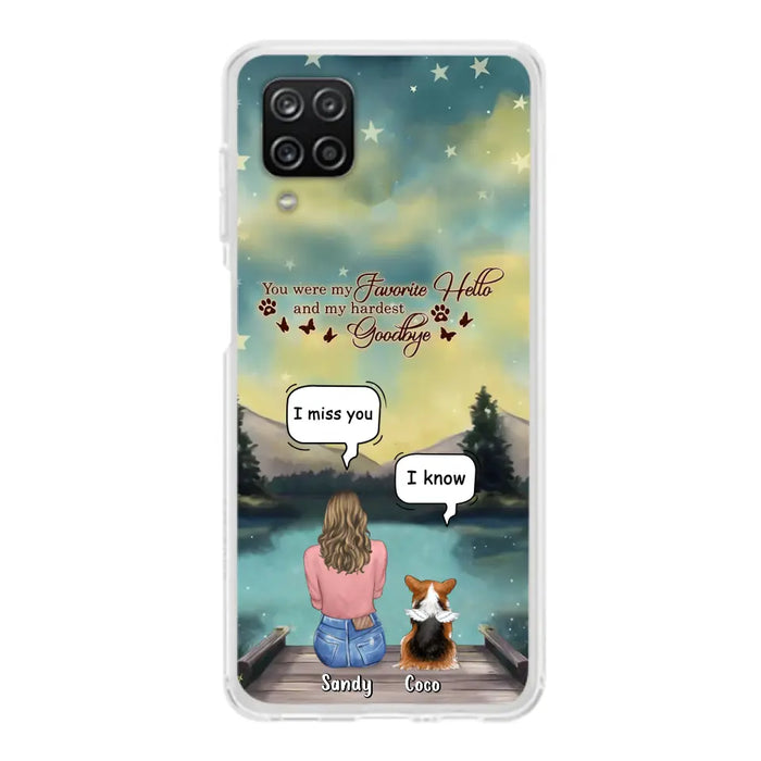 Custom Personalized Memorial Pet Phone Case - Memorial Gift Idea For Pet Lover - Up to 4 Pets - Gift Idea For Dog/Cat Lover - Your Wings Were Ready But Our Hearts Were Not - Case For iPhone And Samsung