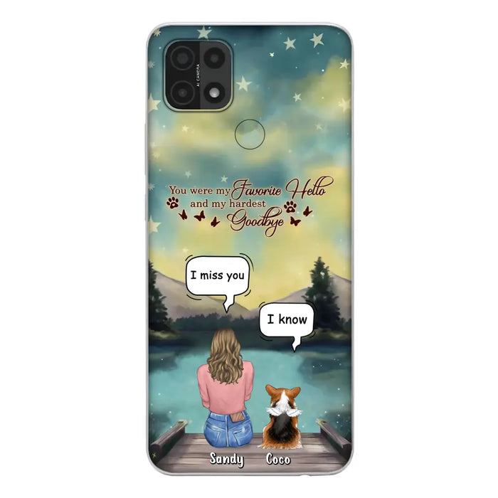 Custom Personalized Memorial Pet Phone Case - Memorial Gift Idea For Pet Lover - Up to 4 Pets - Gift Idea For Dog/Cat Lover - Your Wings Were Ready But Our Hearts Were Not - Case For Xiaomi/ Oppo/ Huawei