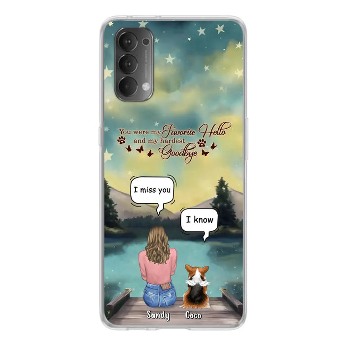 Custom Personalized Memorial Pet Phone Case - Memorial Gift Idea For Pet Lover - Up to 4 Pets - Gift Idea For Dog/Cat Lover - Your Wings Were Ready But Our Hearts Were Not - Case For Xiaomi/ Oppo/ Huawei