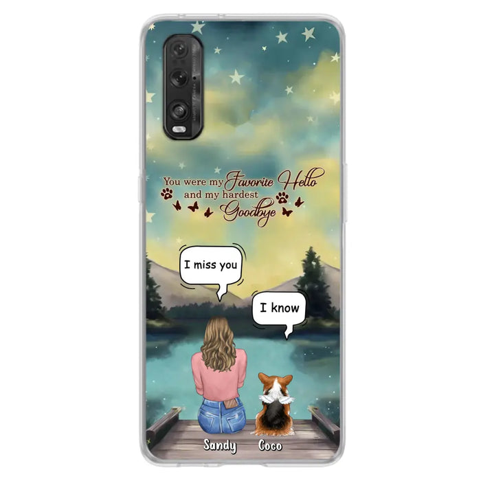 Custom Personalized Memorial Pet Phone Case - Memorial Gift Idea For Pet Lover - Up to 4 Pets - Gift Idea For Dog/Cat Lover - Your Wings Were Ready But Our Hearts Were Not - Case For Xiaomi/ Oppo/ Huawei