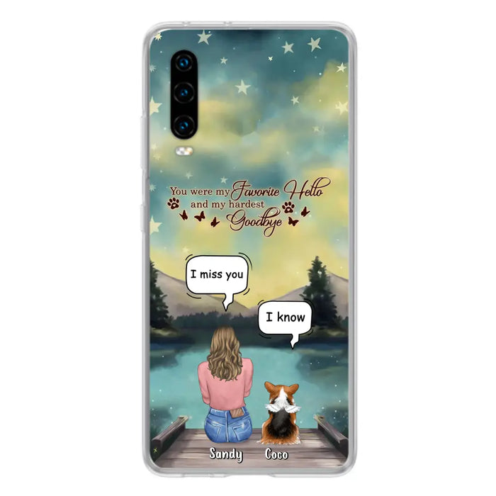 Custom Personalized Memorial Pet Phone Case - Memorial Gift Idea For Pet Lover - Up to 4 Pets - Gift Idea For Dog/Cat Lover - Your Wings Were Ready But Our Hearts Were Not - Case For Xiaomi/ Oppo/ Huawei