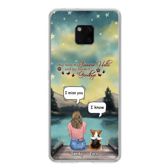 Custom Personalized Memorial Pet Phone Case - Memorial Gift Idea For Pet Lover - Up to 4 Pets - Gift Idea For Dog/Cat Lover - Your Wings Were Ready But Our Hearts Were Not - Case For Xiaomi/ Oppo/ Huawei