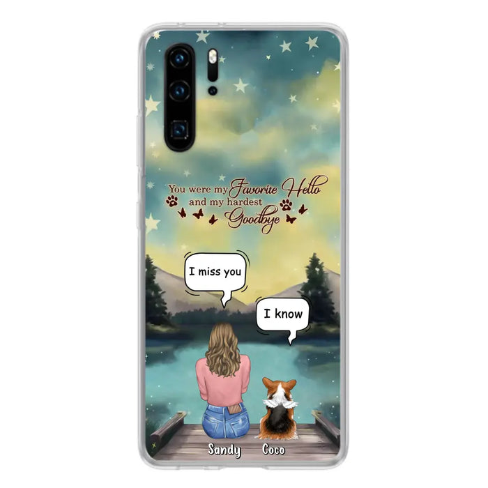 Custom Personalized Memorial Pet Phone Case - Memorial Gift Idea For Pet Lover - Up to 4 Pets - Gift Idea For Dog/Cat Lover - Your Wings Were Ready But Our Hearts Were Not - Case For Xiaomi/ Oppo/ Huawei