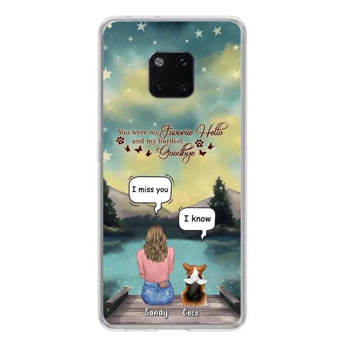 Custom Personalized Memorial Pet Phone Case - Memorial Gift Idea For Pet Lover - Up to 4 Pets - Gift Idea For Dog/Cat Lover - Your Wings Were Ready But Our Hearts Were Not - Case For Xiaomi/ Oppo/ Huawei